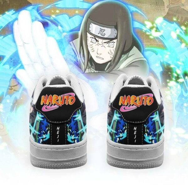 Neji Hyuga Sneakers Custom Naruto Anime Shoes Leather 3