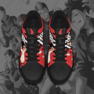 Haikyu Nekoma Skate Shoes Black Haikyu!! Custom Anime Shoes 7