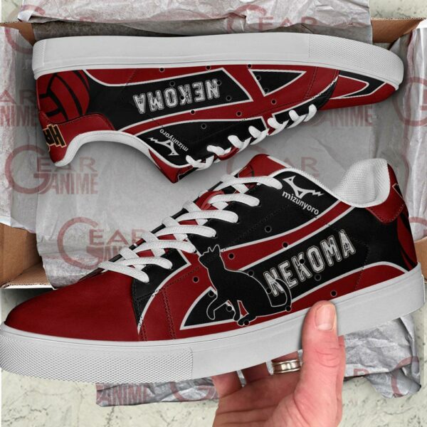 Nekoma High Skate Shoes Haikyuu Anime Custom Shoes PN10 2