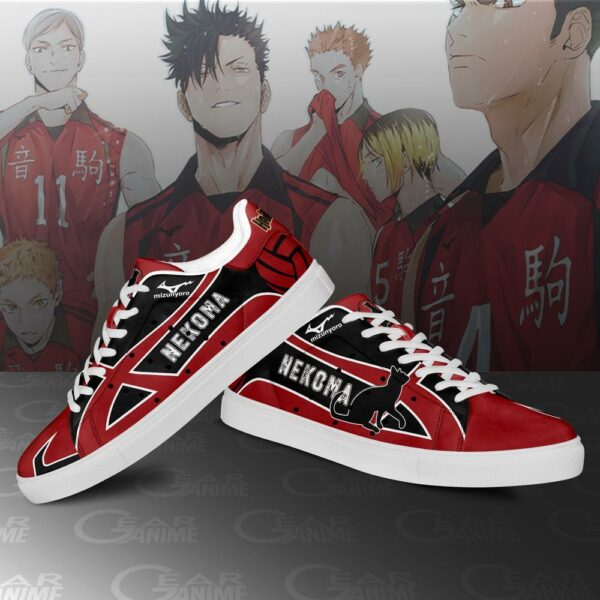 Nekoma High Skate Shoes Haikyuu Anime Custom Shoes PN10 4