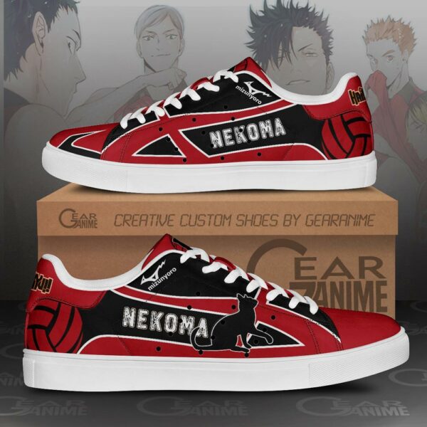 Nekoma High Skate Shoes Haikyuu Anime Custom Shoes PN10 1