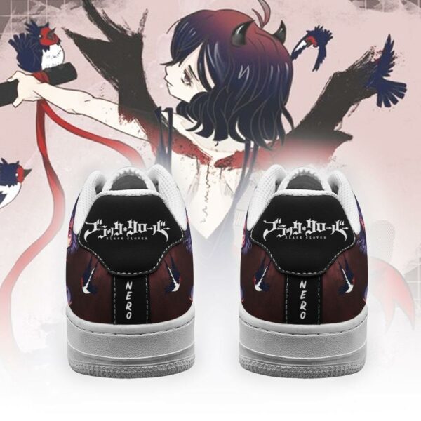 Nero Sneakers Black Bull Knight Black Clover Anime Shoes 3