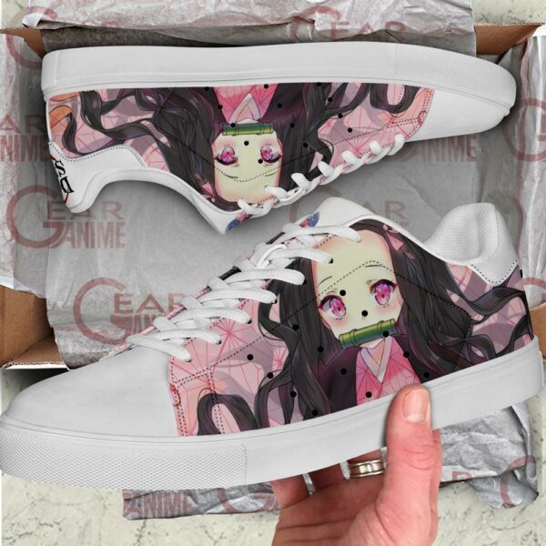 Nezuko Kamado Skate Shoes Demon Slayer Anime Custom Shoes PN10 2