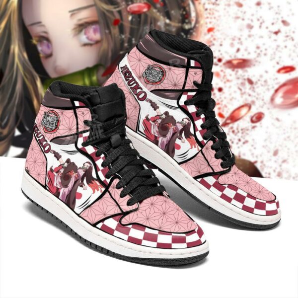 Nezuko Shoes Boots Skill Demon Slayer Anime Sneakers Fan Gift Idea 2