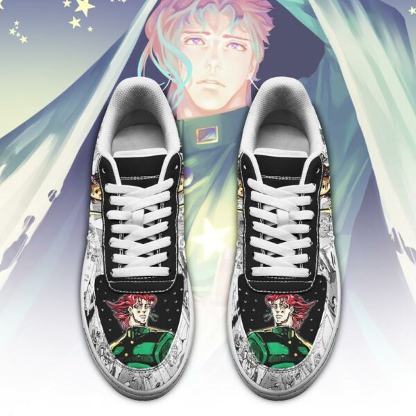 Noriaki Kakyoin Sneakers Manga Style JoJo's Anime Shoes Fan Gift PT06 2