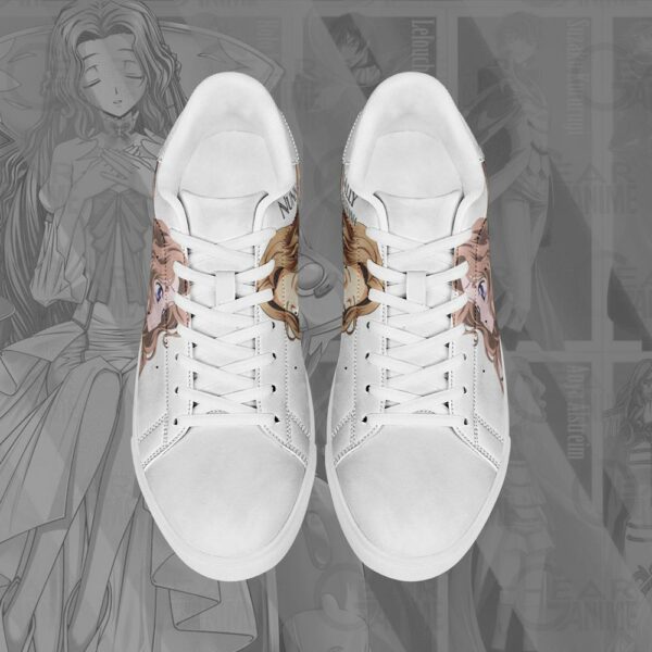 Code Geass Nunnally vi Britannia Skate Shoes Custom Anime Shoes 4