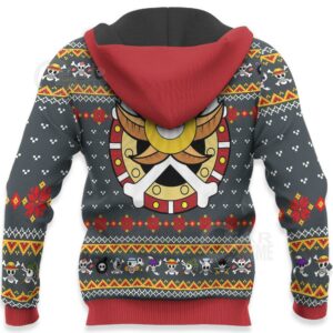 One Piece Ugly Christmas Sweater Straw Hat Priate Xmas Gift VA10 8