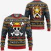 One Piece Ugly Christmas Sweater Straw Hat Priate Xmas Gift VA10 10