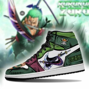 Zoro Swords Sneakers Santoryu Custom Anime One Piece Shoes 5