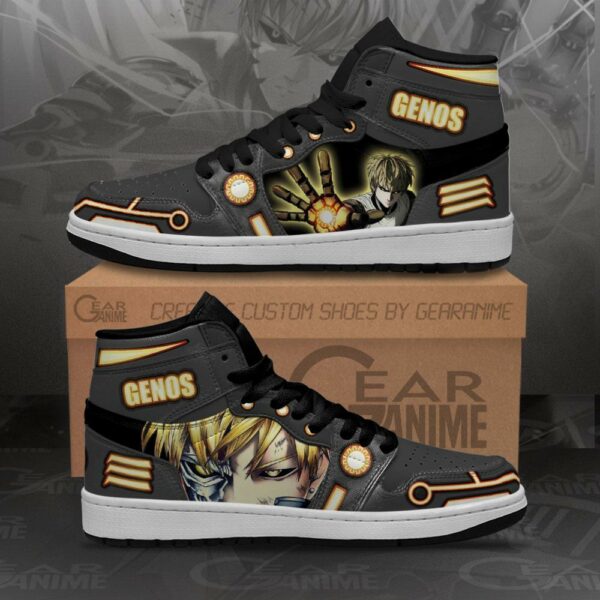 One Punch Man Genos Sneakers Anime Custom Shoes MN10 2