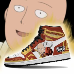 One Punch Man Sneakers Saitama Funny Face Custom Shoes 8