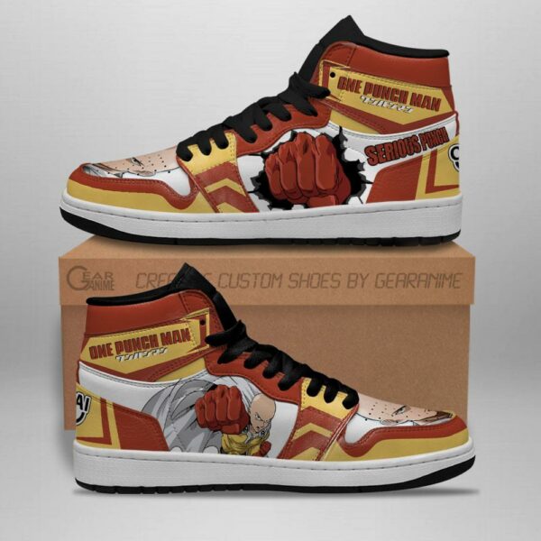 One Punch Man Sneakers Saitama Serious Punch Anime Shoes 2