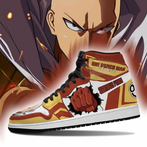 One Punch Man Sneakers Saitama Serious Punch Anime Shoes 5