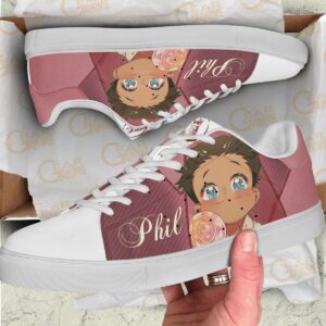 Promised Neverland Phil Skate Shoes Custom Anime 5