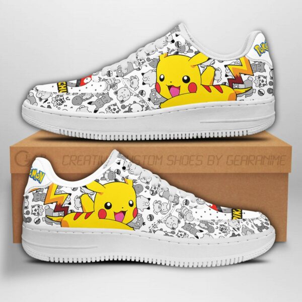 Pikachu Sneakers Pokemon Shoes Fan Gift Idea PT04 1