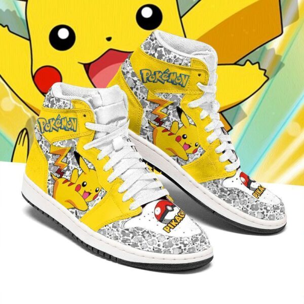 Pikachu Sneakers Cute Pokemon Sneakers Fan PT04 2