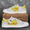 Pikachu Skate Shoes Pokemon Custom Anime Shoes PN11 9