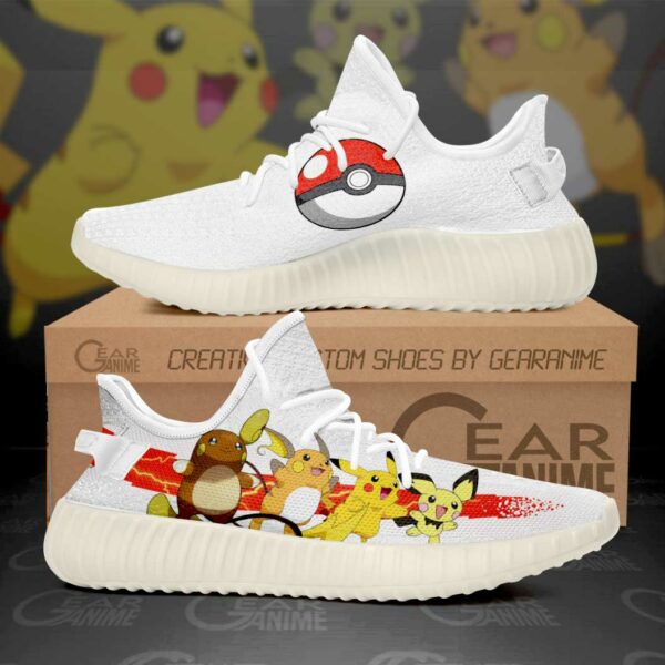 Pikachu Evolution Shoes Pokemon Anime Sneakers TT11 1