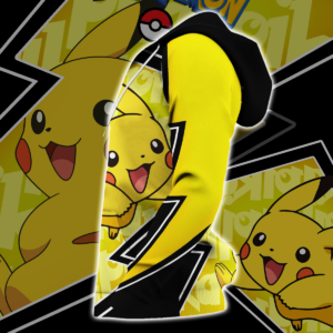 Pikachu Zip Hoodie Costume Pokemon Shirt Fan Gift Idea VA06 5