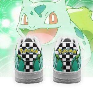 Poke Bulbasaur Sneakers Checkerboard Custom Pokemon Shoes 5