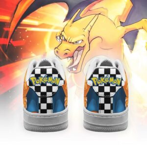 Charizard Sneakers Checkerboard Pokemon Custom Shoes 5