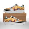 Poke Dragonite Sneakers Checkerboard Custom Pokemon Shoes 6