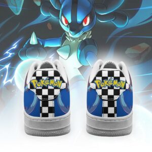 Poke Lucario Sneakers Checkerboard Custom Pokemon Shoes 5