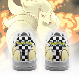 Poke Ninetales Sneakers Checkerboard Custom Pokemon Shoes 5