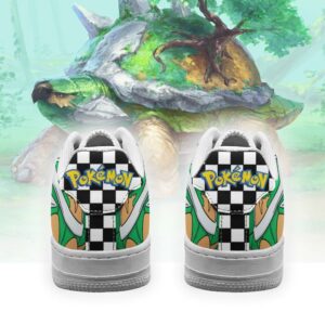 Poke Torterra Sneakers Checkerboard Custom Pokemon Shoes 5