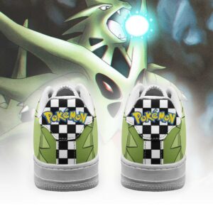 Poke Tyranitar Sneakers Checkerboard Custom Pokemon Shoes 5