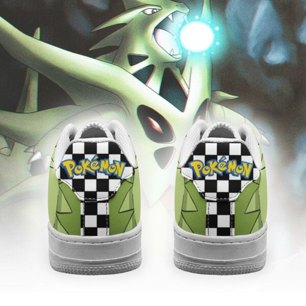 Poke Tyranitar Sneakers Checkerboard Custom Pokemon Shoes 3