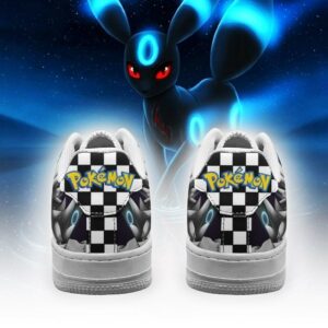 Poke Umbreon Sneakers Checkerboard Custom Pokemon Shoes 5