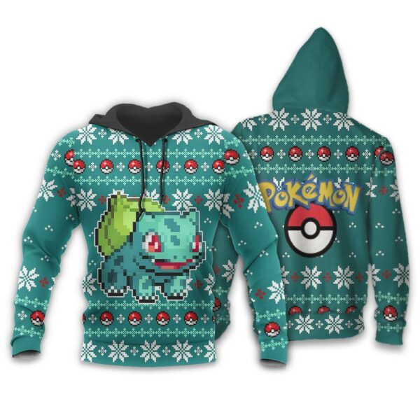 Pokemon Bulbasaur Ugly Christmas Sweater Custom Xmas Gift 3