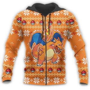 Pokemon Charizard Ugly Christmas Sweater Custom Xmas Gift 13