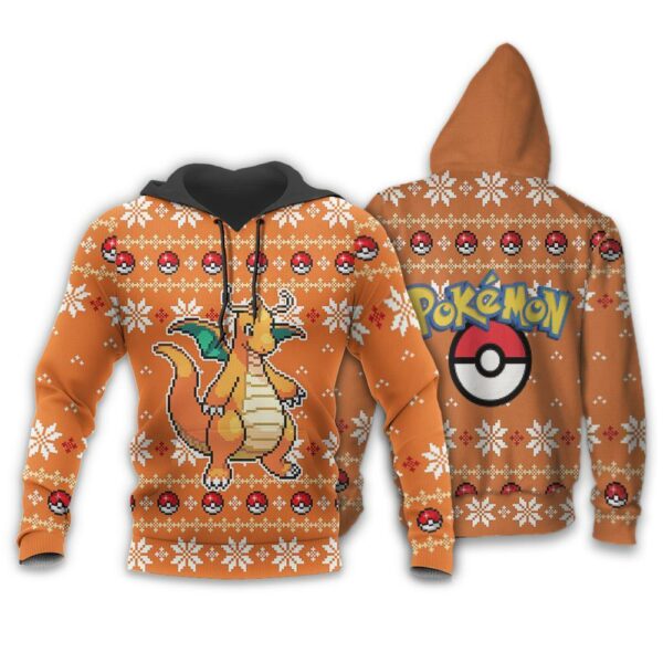 Pokemon Dragonite Ugly Christmas Sweater Custom Xmas Gift 3