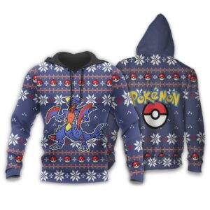 Pokemon Garchomp Ugly Christmas Sweater Custom Xmas Gift 9