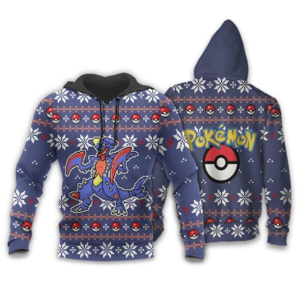 Pokemon Garchomp Ugly Christmas Sweater Custom Xmas Gift 3