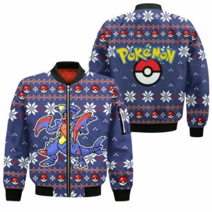 Pokemon Garchomp Ugly Christmas Sweater Custom Xmas Gift 10