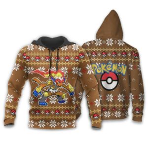 Pokemon Infernape Ugly Christmas Sweater Custom Xmas Gift 9