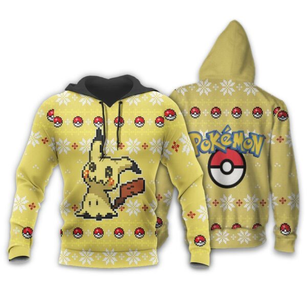 Pokemon Mimikyu Ugly Christmas Sweater Custom Xmas Gift 3