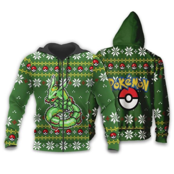 Pokemon Rayquaza Ugly Christmas Sweater Custom Xmas Gift 2