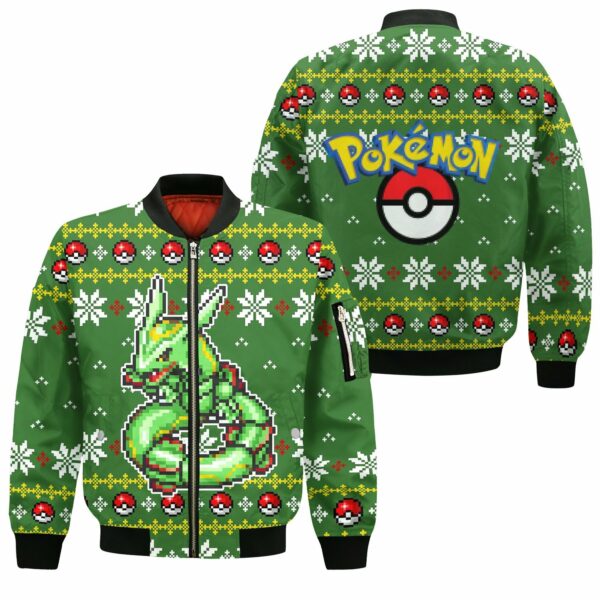 Pokemon Rayquaza Ugly Christmas Sweater Custom Xmas Gift 4