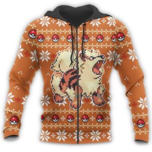 Pokemon Ugly Christmas Sweater Custom Arcanine Xmas Gift 13