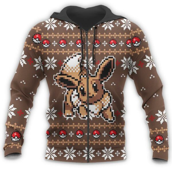 Pokemon Ugly Christmas Sweater Custom Eevee Xmas Gift 7