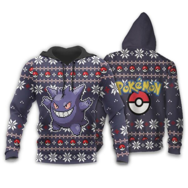 Pokemon Ugly Christmas Sweater Custom Gengar Xmas Gift 3