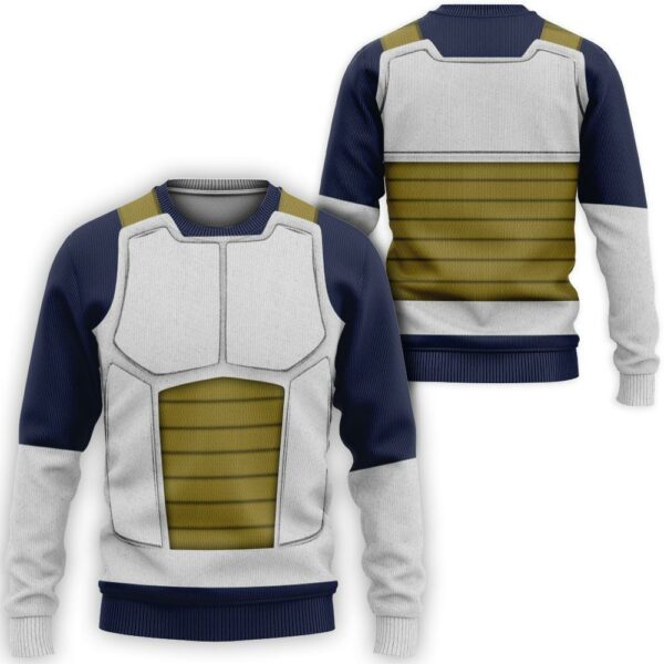 Prince Vegeta Shirt Costume Uniform Dragon Ball Anime Hoodie Sweater 2