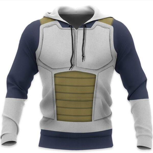 Prince Vegeta Shirt Costume Uniform Dragon Ball Anime Hoodie Sweater 3