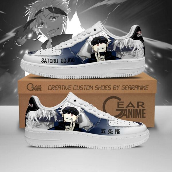 Satoru Gojou Jujutsu Kaisen Air Sneakers Custom Anime Shoes 1