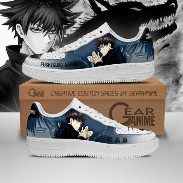 Fushiguro Megumi Jujutsu Kaisen Air Sneakers Custom Anime Shoes 1