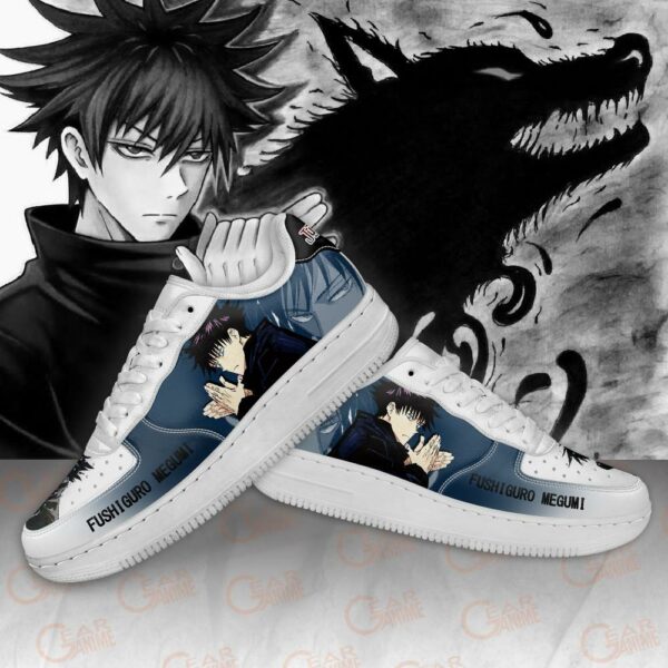 Fushiguro Megumi Jujutsu Kaisen Air Sneakers Custom Anime Shoes 4